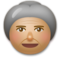 Old Woman - Medium emoji on LG